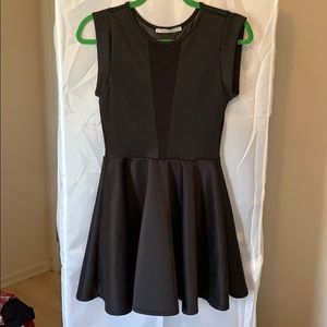 Super cute black dress with lots of mesh